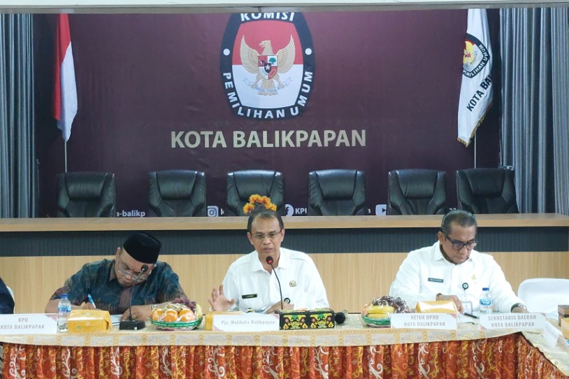 Rapat dengan Forkopimda, Pjs Wali Kota Pastikan Kesiapan Pilkada 2024