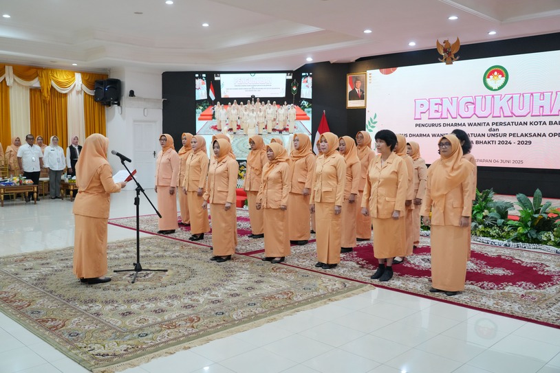 Kembali Dipercaya Sebagai Ketua DWP Kota Balikpapan Periode 2024–2029, Inneke Muhaimin Komitmen Majukan Organisasi