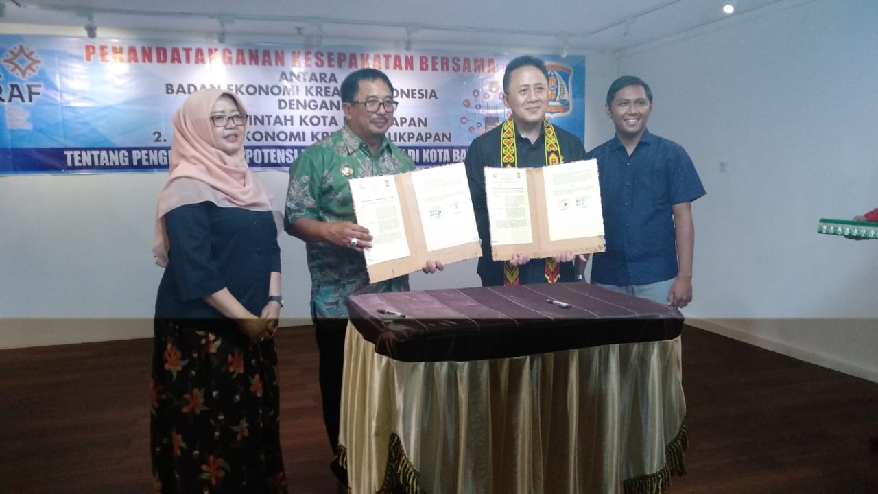 Bekraf  Tandantangi Kesepakatan dengan Pemkot Balikpapan dan Forum Ekonomi Kreatif Balikpapan