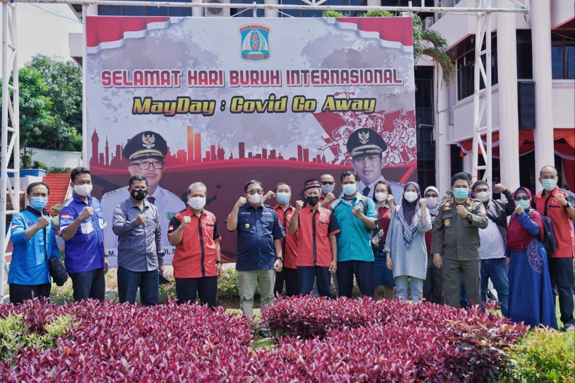 Wali Kota Terima Perwakilan Buruh di Ruang VIP Pemkot, Sampaikan Tujuh Tuntutan