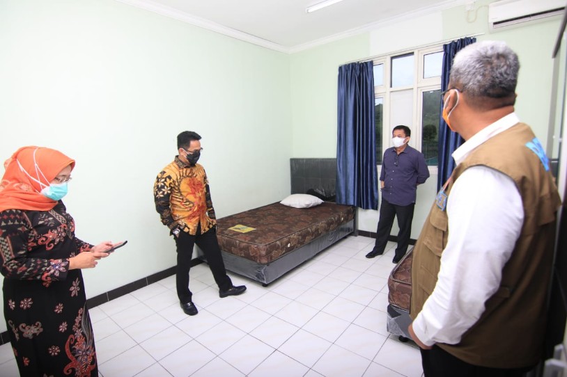 Satgas Covid Balikpapan Cek Kesiapan Wisma Atlet, Antisipasi RS Penuh