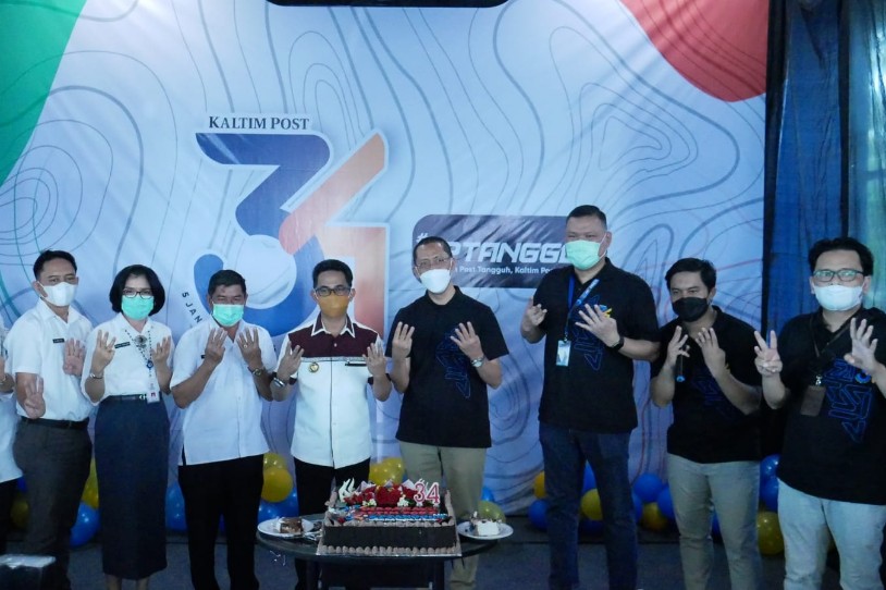 Hadir pada HUT Ke-34 Kaltim Post, Wali Kota Sampaikan Terimakasih