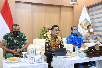 Wali Kota Laporkan Perkembangan Covid di Balikpapan Pada Satgas Pusat
