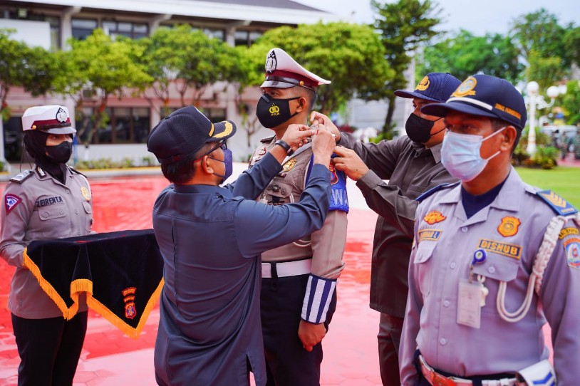 Pj Sekda Pimpin Apel Gelar Pasukan Operasi Ketupat Mahakam di Balaikota