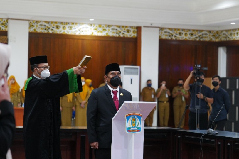 Wali Kota Lantik Pj Sekda Pemkot Balikpapan