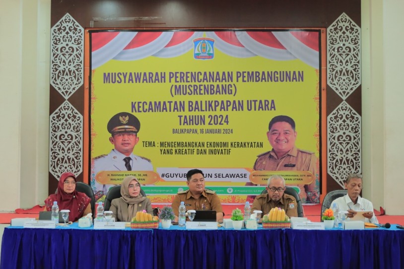 Balikpapan Utara Gelar Musrenbang Tingkat Kecamatan