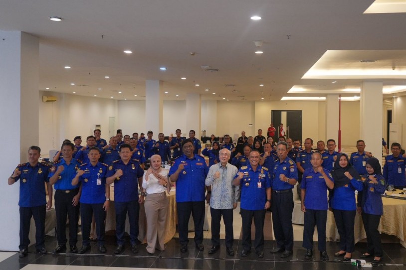 BPBD Kota Balikpapan Sambut Peserta Rakorda Damkar Tingkat Provinsi