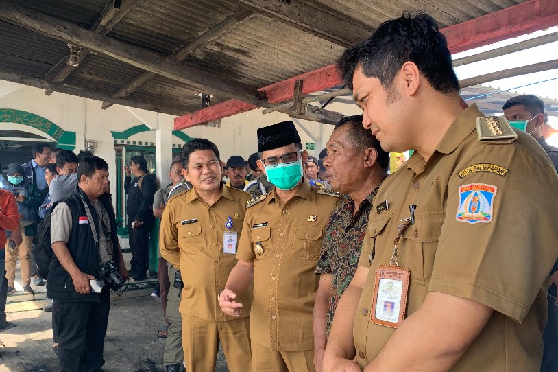Wali Kota Tinjau Lokasi Kebakaran di Klandasan Ulu, Pemkot Siapkan Sejumlah Bantuan