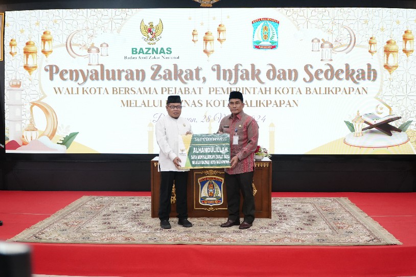 Pejabat Pemkot Balikpapan Lakukan Pembayaran Zakat, Infak, Sedekah Melalui Baznas