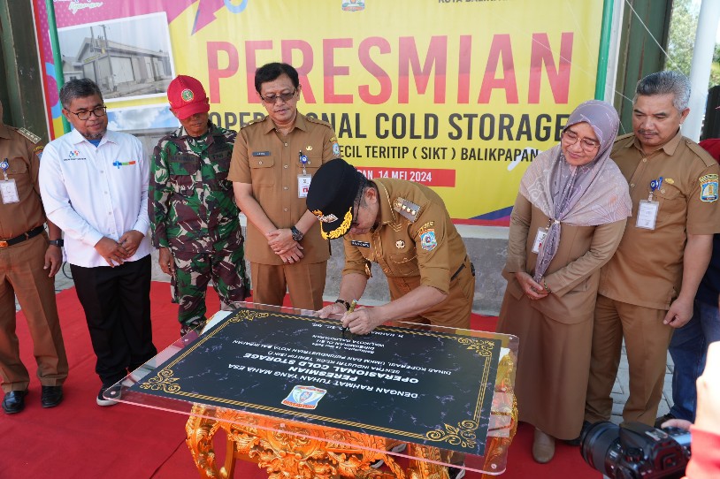 Wali Kota Resmikan Cold Storage Teritip, Fasilitasi UMKM dan UKM