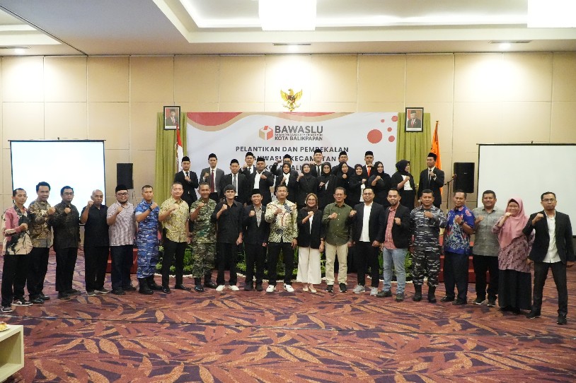 Panwascam Dilantik, Kepala Kesbangpol Berpesan Petugas Mesti Memahami Regulasi Pilkada