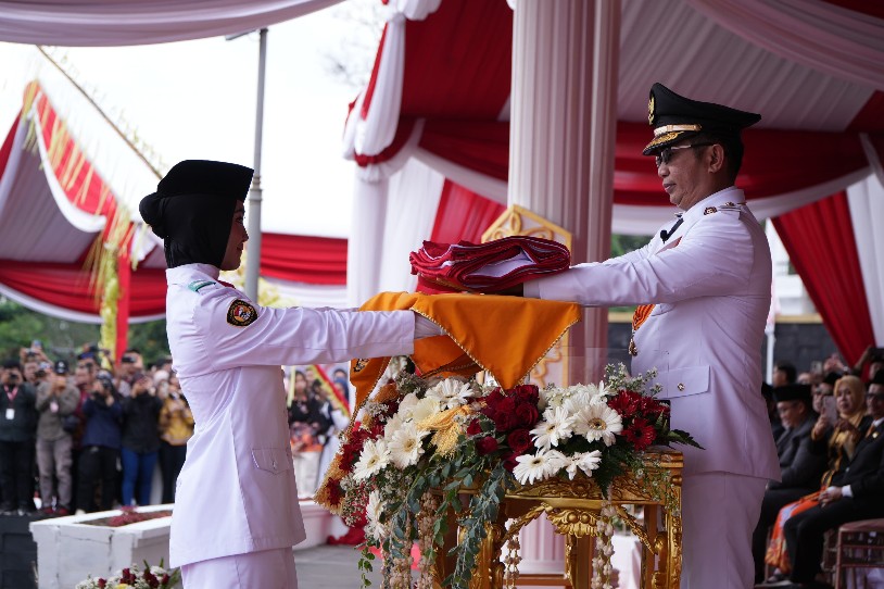 Meriah, Upacara HUT RI Pertama Kali Digelar di Halaman BSCC Dome