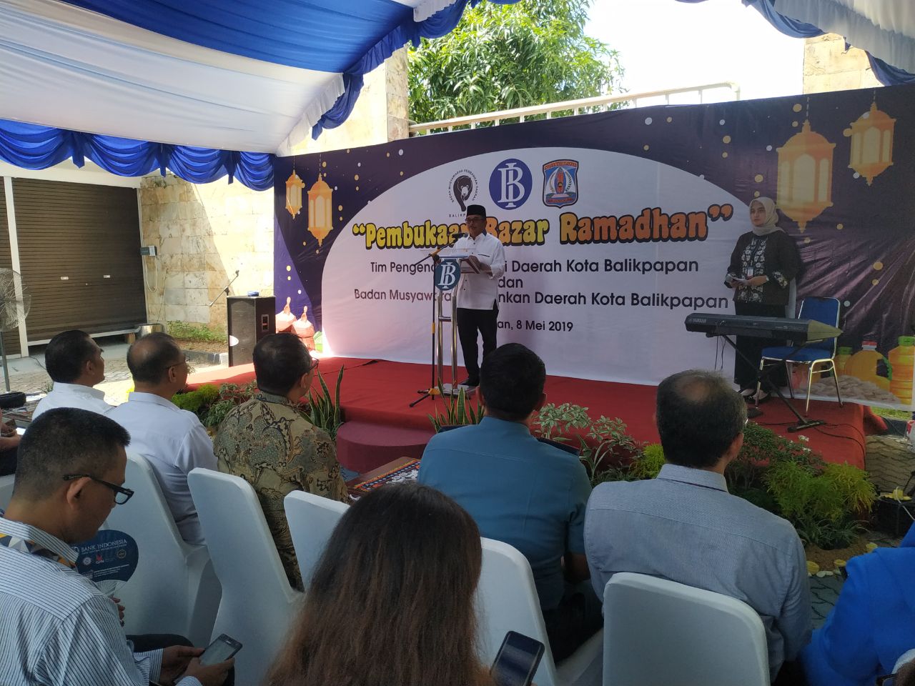 Pembukaan Bazar Ramadan, Penukaran Uang, Bawang Putih dan Sayur Hidroponik Diserbu Pengunjung