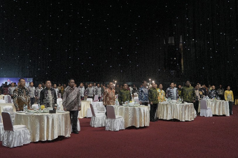 Sambut Hadirin dalam Gala Dinner, Sekda Berterima Kasih Pada Petugas Damkar dan Penyelamatan