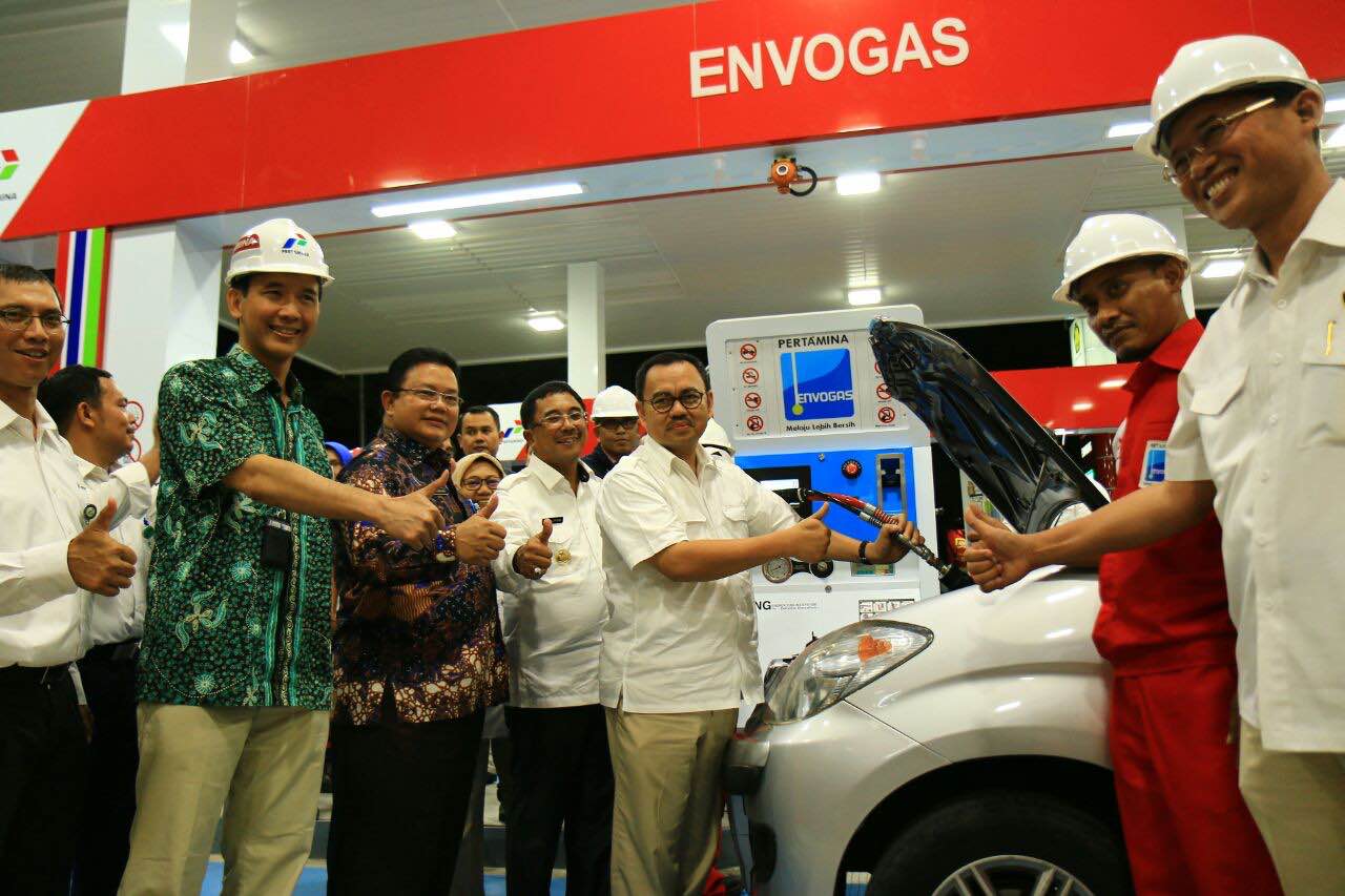 Menteri ESDM Resmikan SPBG Di Balikpapan