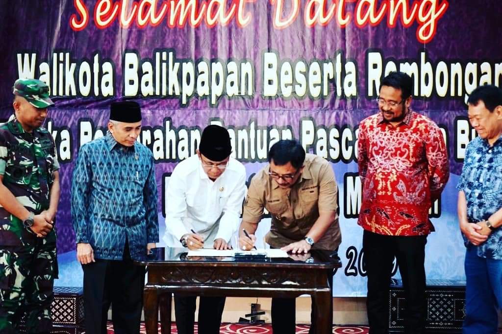 Wali Kota Balikpapan Serahkan Bantuan Rp1,5 Miliar untuk Lombok