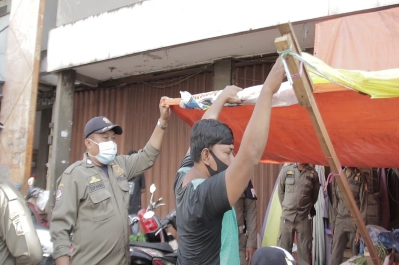 Fasum dan Fasos Pasar Pandansari Kembali Ditertibkan