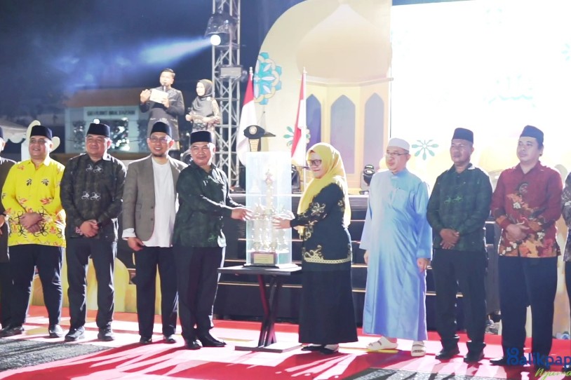 Penutupan MTQ ke-52 Kota Balikpapan, Balikpapan Tengah Jadi Juara Umum