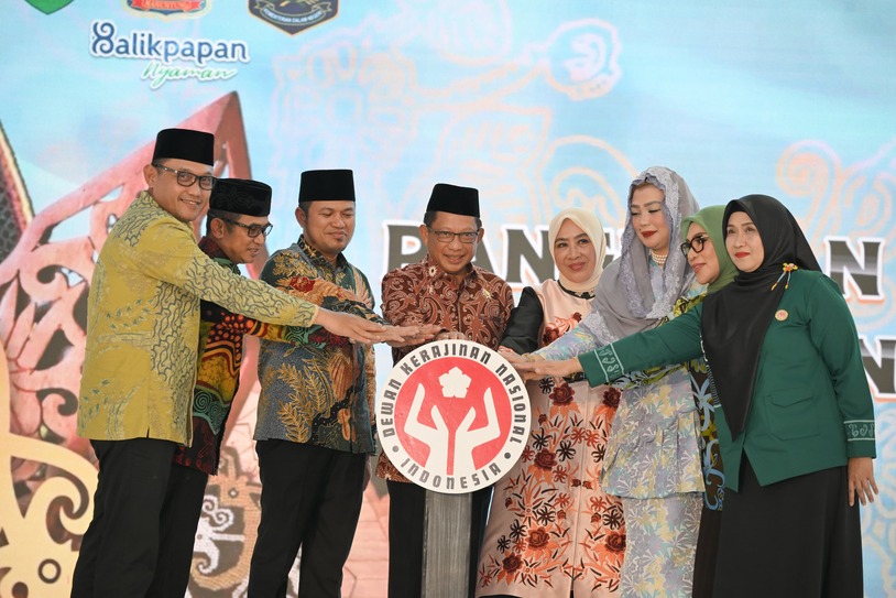 HUT ke-45 Dekranas di Balikpapan Resmi Ditutup, Mendagri Tito Karnavian Soroti Potensi Besar Industri Kriya Indonesia