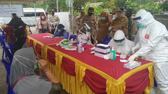 Wali Kota Tinjau Operasi Perdana Pos Tes Antigen di Kilometer 13